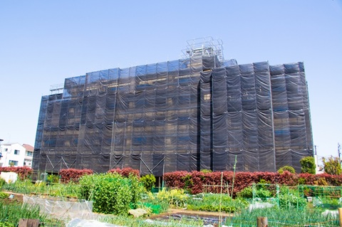 マンション・オフィスビルの外壁改修工事のイメージ